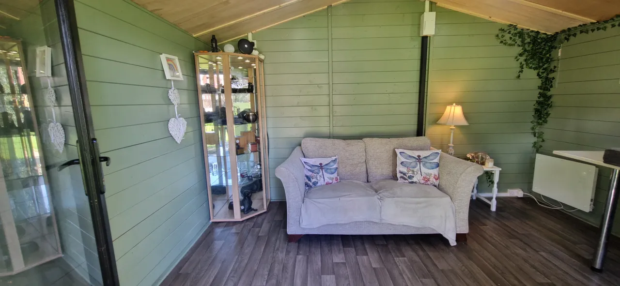 Another angle of the interior seating area